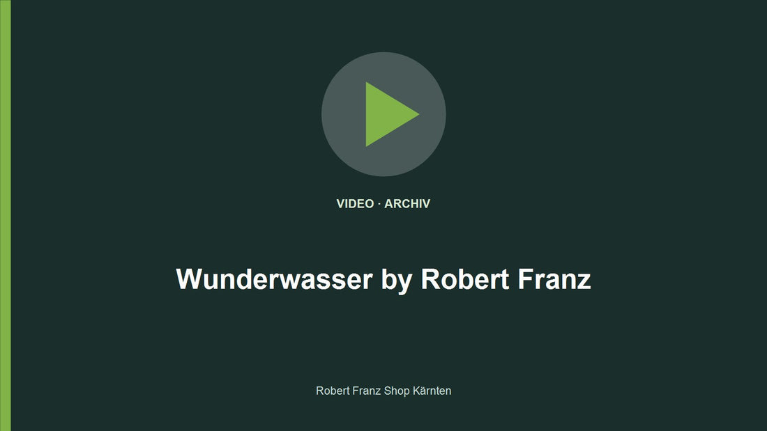 Video: Wunderwasser by Robert Franz