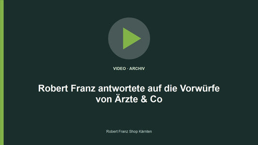 Video: Robert Franz antwortete auf die Vorwürfe von Ärzte & Co